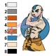 Aang Embroidery Design 03